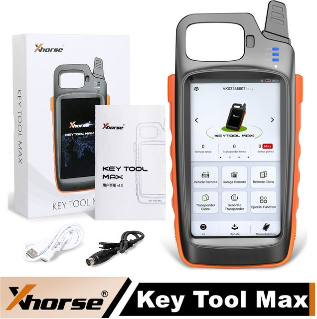 Xhorse VVDI Key Tool Max Fernbedienungs- und Chip-Generator Programmiergerät in Schwarz - Bild 1
