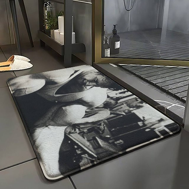 Kayoom Moderner Teppich Arnold Schwarzenegger in Schwarz für Wohnzimmer und Schlafzimmer - Bild 1