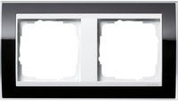 Gira Abdeckrahmen 2fach schwarz transparent - Bild 1