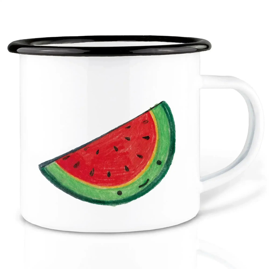 Ligarti Emaillebecher Wassermelone 300 ml - Bild 1