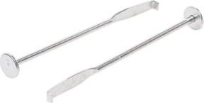 BGS Ersatz-Abzieharme 8224-2 in Silber, 114 mm, für Art. 8224 - Bild 1