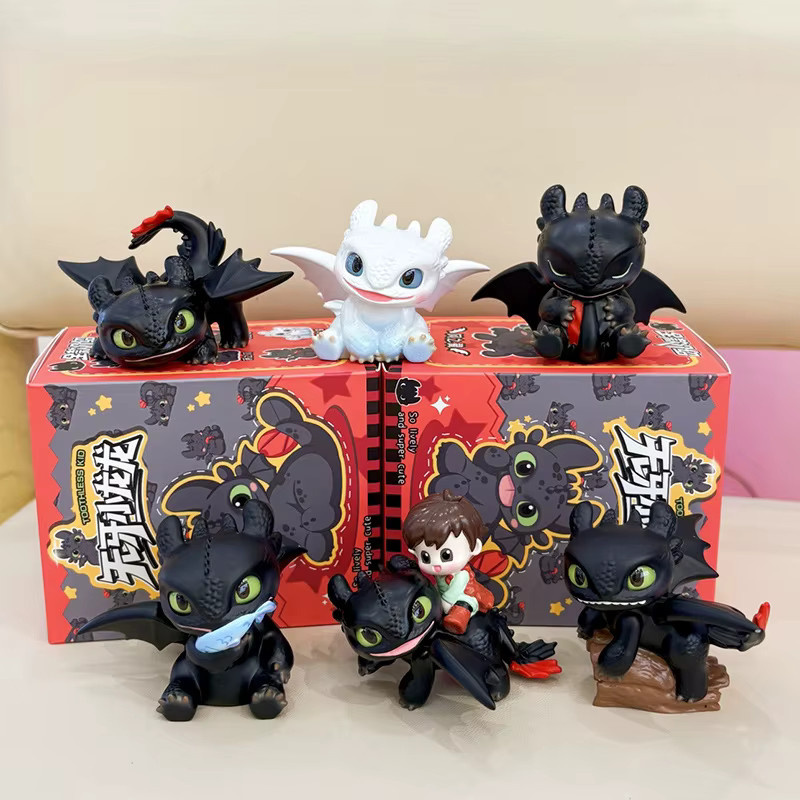 Potdemiel Drache Ohnezahn Blindboxen, Cartoon-Figuren, Bunt / Mehrfarbig - Bild 2