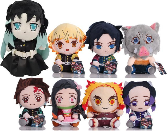 Bandai Demon Slayer Tokitou Muichiro Plüschtiere, 8-teiliges Set, 26cm - Bild 1
