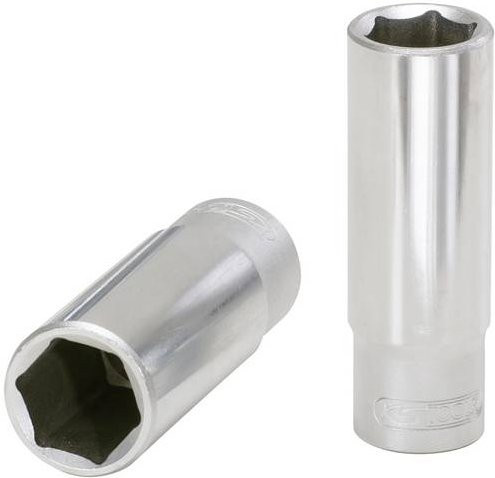 KS Tools 3/4 Zoll Sechskant-Stecknuss lang 21mm aus Chrome Vanadium in Silber - Bild 1