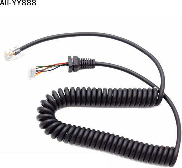 YY88 Ersatz-Mikrofonkabel für Yaesu MH48A FT7800/1907 in Schwarz - Bild 1
