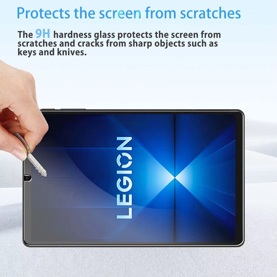 2 Stück gehärtete Glas Displayschutzfolie für Lenovo Legion Y700 4. Generation 8,8 Zoll 2025, transparent - Bild 2