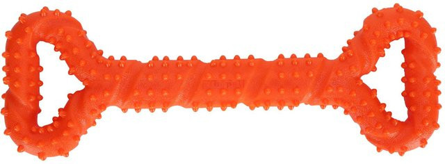 Neoglint Hundekauspielzeug Knochenform, Zahnreinigungsstab, Orange - Bild 1