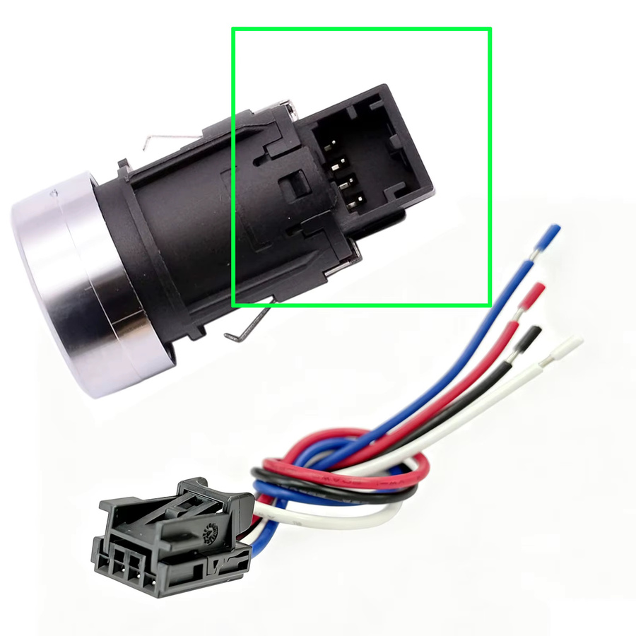 4-Pin-Stecker Kabelbaum 8K0973754 Schalter-Sensor-Stecker für VW Amarok Beetle Caddy EOS Golf Jetta Passat Tiguan Touran Touareg - Bild 3