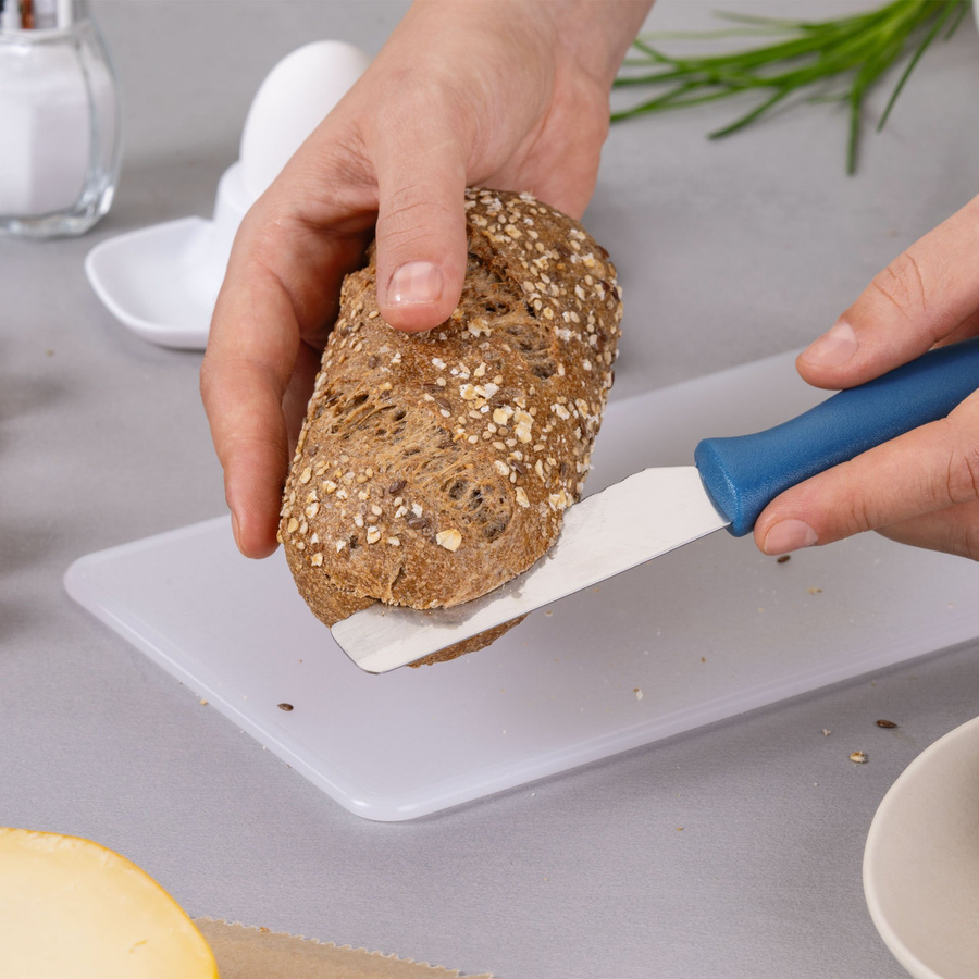 Fackelmann Brotzeitmesser Essential blau aus Edelstahl und Kunststoff mit 9,5 cm Klinge - Bild 2