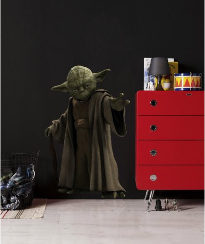 KOMAR Star Wars Yoda Dekosticker Selbstklebefolie, B/H: 100 x 70 cm, bunt - Bild 1