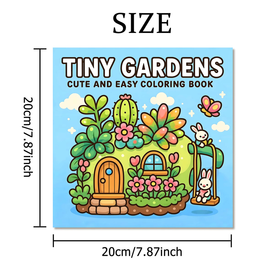 TINY GARDENS Malbuch, Natur, Mehrfarbig - Bild 2