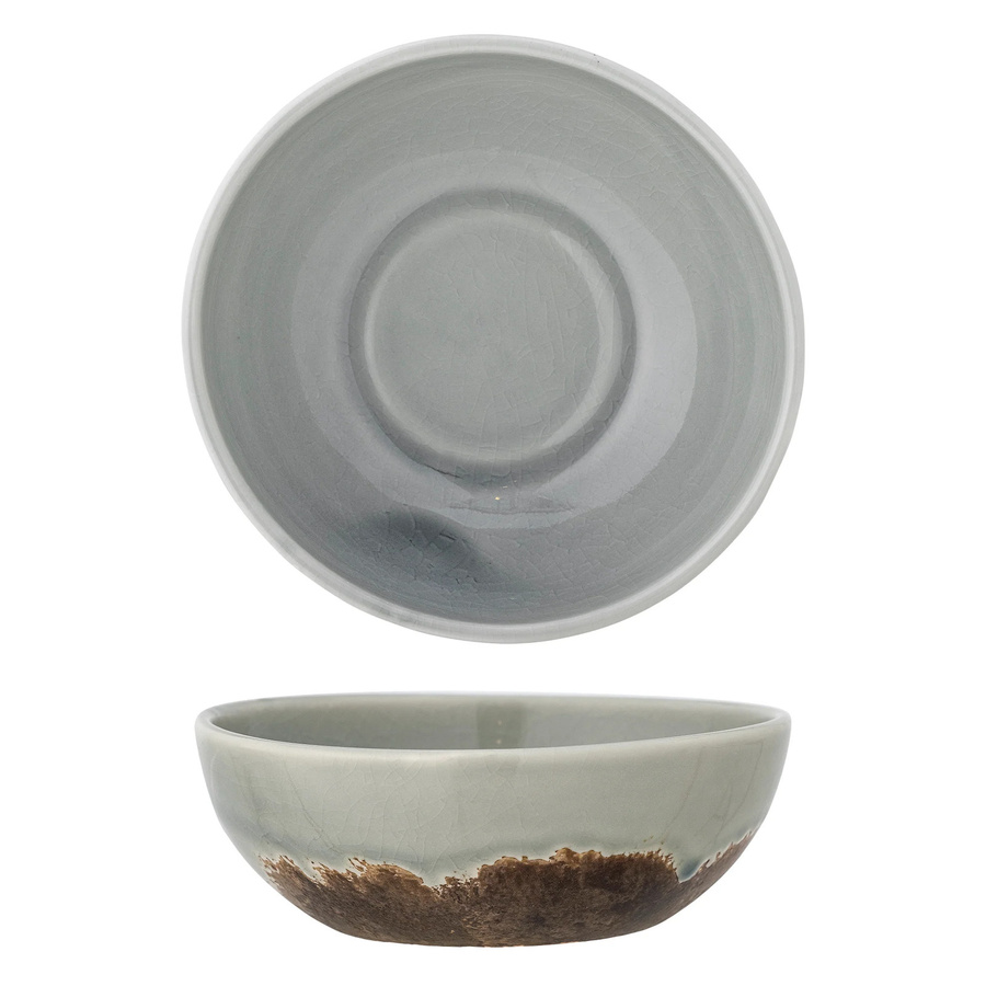 Bloomingville Schale Paula aus Steingut, braun, Durchmesser: 16 cm - Bild 1