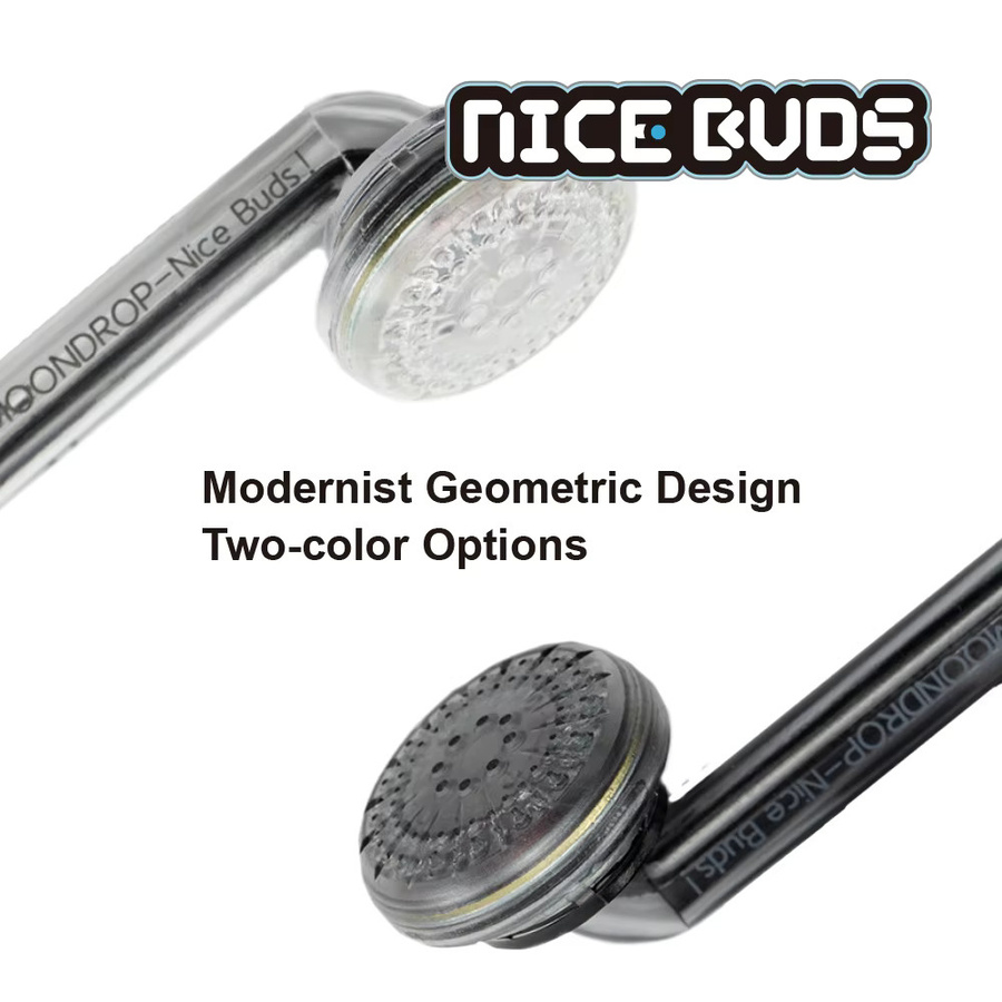 Moondrop Nice Buds In-Ear Kopfhörer mit 15,4 mm dynamischem Treiber in Schwarz - Bild 2