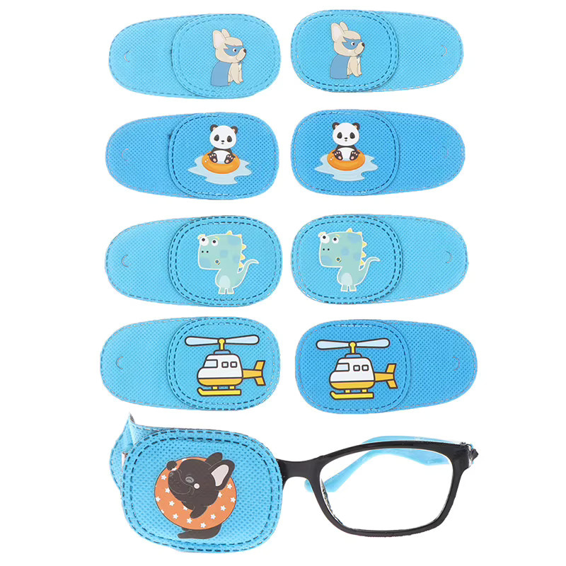 JETTING Augenklappe für Kinder, 6-teiliges Set zur Strabismus-Behandlung - Bild 2