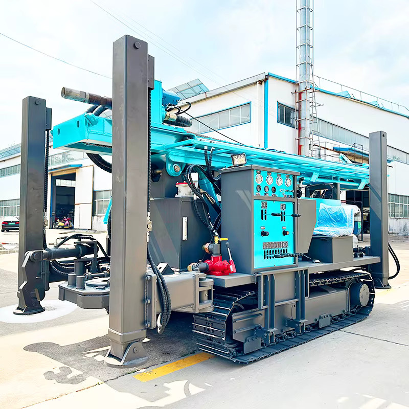 YINSITANDUN Hydraulische Raupenbohrmaschine mit 200 m Bohrtiefe, hocheffizientes Diesel-Brunnenbohrgerät für tiefe Brunnen - Bild 1