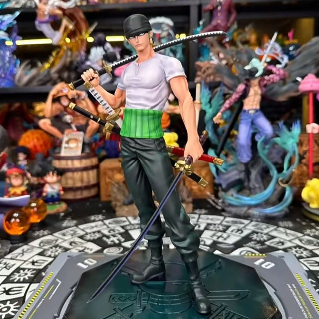 Bandai One Piece Roronoa Zoro Figur, PVC Statue, 25 cm - Bild 1