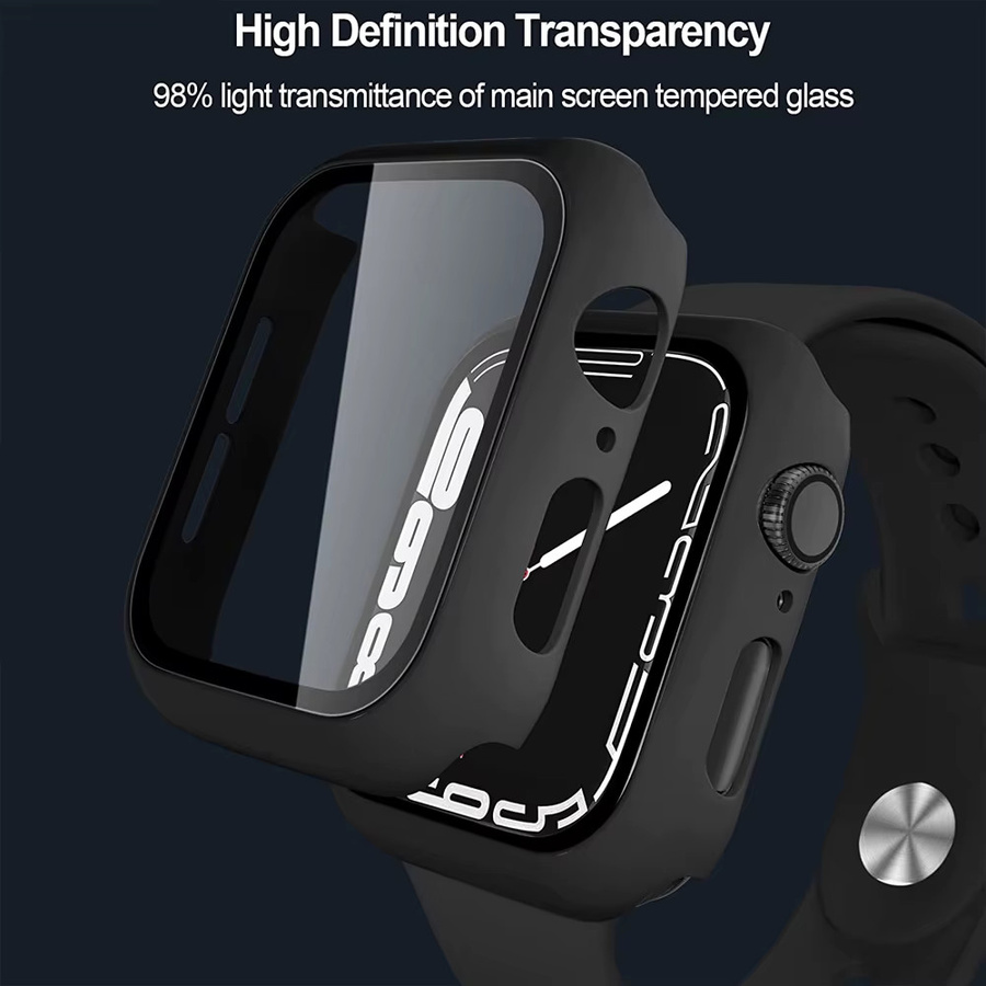 RMUTANE Displayschutzfolie gehärtetes Glas, Gehäuse für Apple Watch - Bild 3