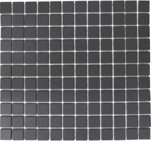 HuH Mosaikfliese Architecture aus Keramik, schwarz, matt, B/L: 30 x 32,6 cm - Bild 1
