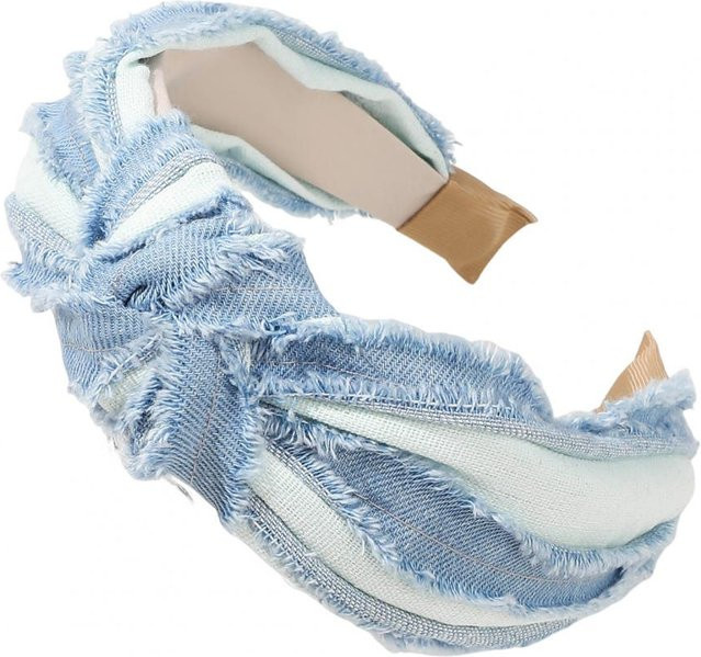 Super Six Stirnband, Jeans, Knoten Design, Damen - Bild 1