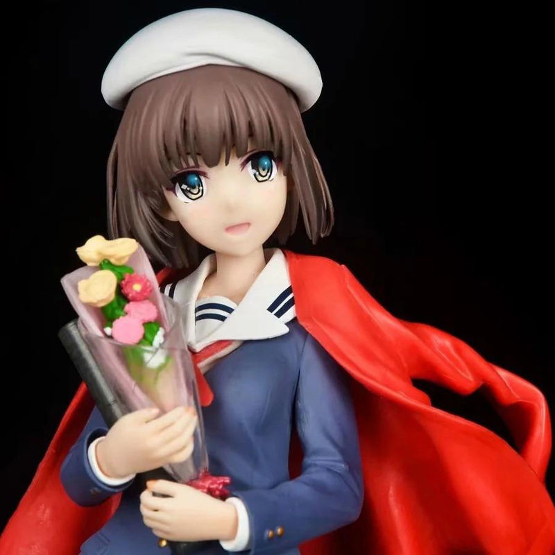 Anime-Figur Megumi Kato aus Saekano: Wie man eine langweilige Freundin erzieht, Schuluniform Saison der Abschlussbälle mit Blumenstrauß, MIFEN, Multicolor, Höhe: 24 cm - Bild 4
