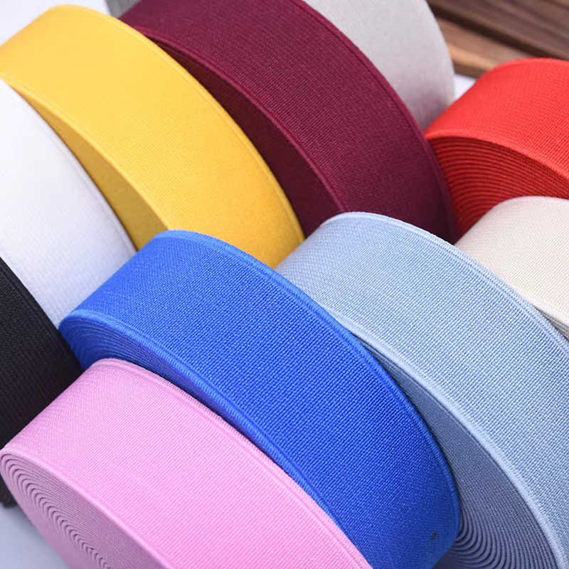 Meetee Elastisches Stretchband zum Nähen in Weiß und Multicolour, 5 bis 10 Meter Länge - Bild 2
