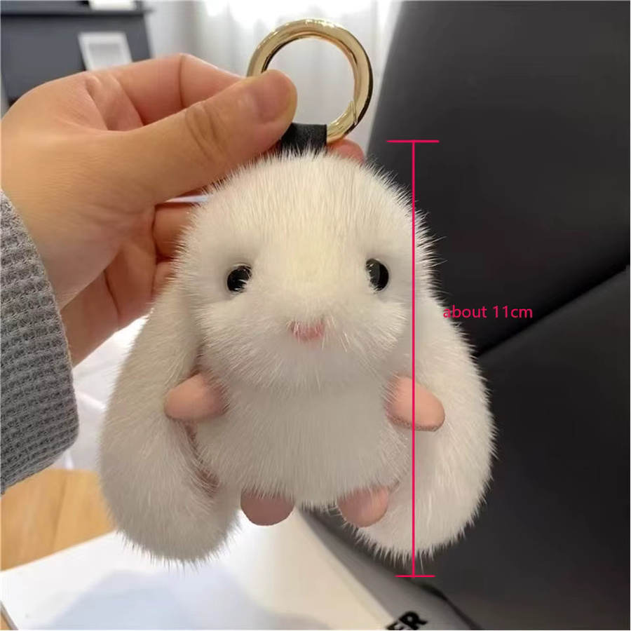 ZAKOL Schlüsselanhänger Plüsch-Kaninchen, Unisex - Bild 4