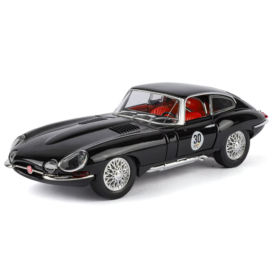 WELLY E-Type Retro Classic Sports Racing Car, Diecast Model Car, 1:24, Metall - Bild 3