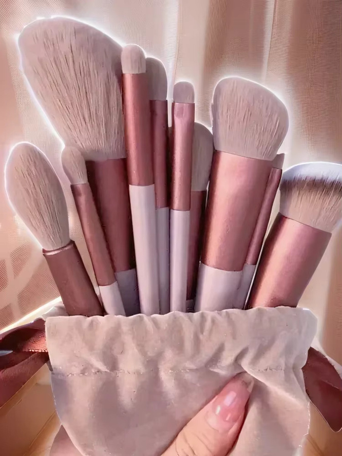 Cxbfg Make-up-Pinsel- und Silikon-Reinigungsschalen-Set, 14-teilig - Bild 4