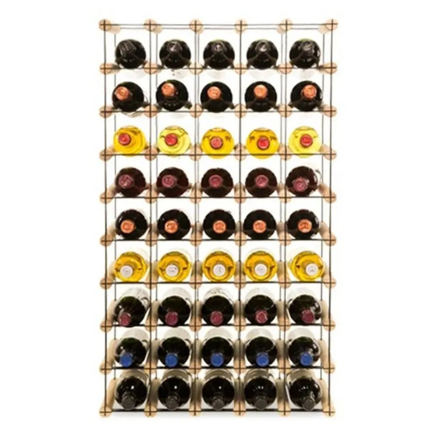 PROREGAL Modulares Weinregal Vinotega aus massivem Kiefernholz in Natur, H x B x T: 92,5 x 52,5 x 24,5 cm - Bild 2