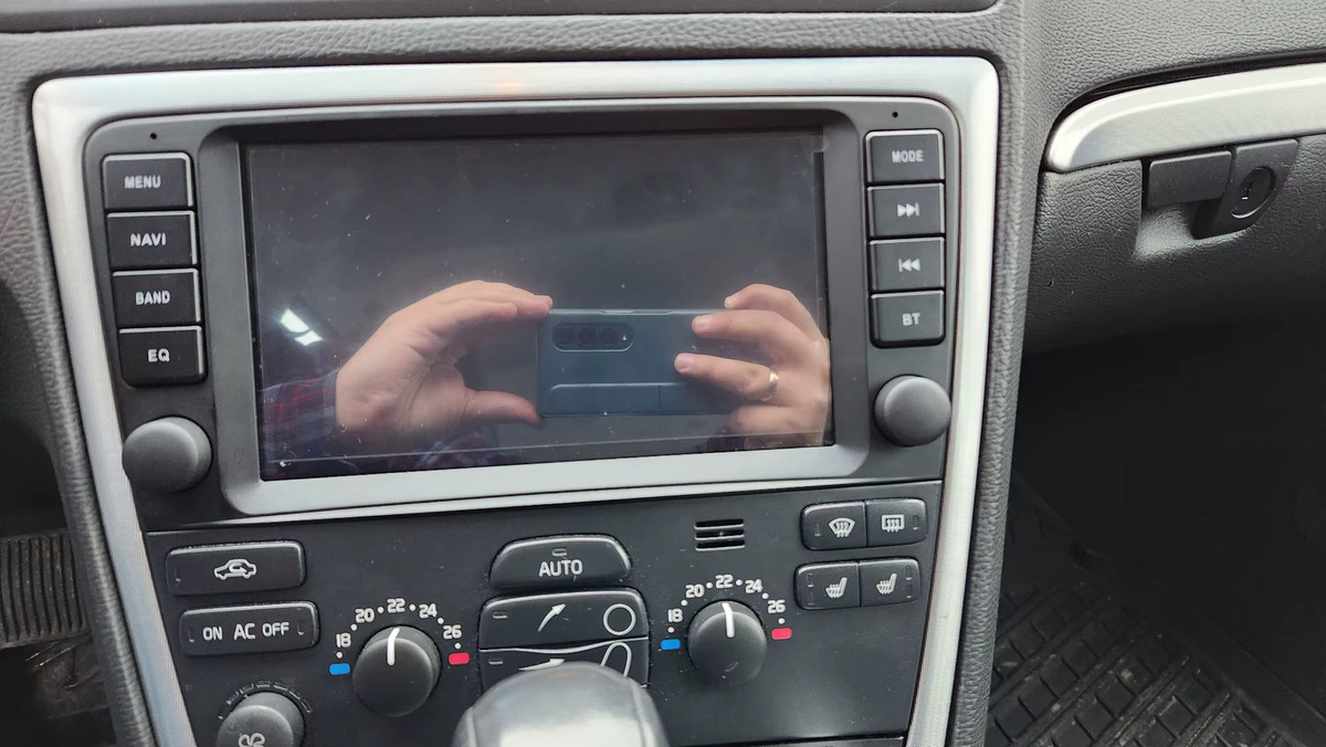 CHSTEK Autoradio mit Navigation, Bluetooth, Wireless CarPlay, Android, WIFI und 4G für Volvo S60 S40 XC70 V70 V40 (2005-2009), Schwarz - Bild 3