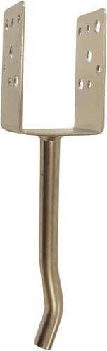 Connex Pfostenträger aus verzinktem Stahl in Silber/Grau, Breite: 8,0 cm, Länge: 6,5 cm - Bild 1