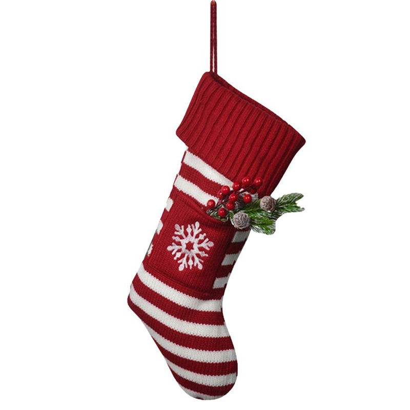 Binchi Keji Travel Weihnachts-Hängeornament aus Textil mit Katzenmotiv und Streifenmuster in Mehrfarbig - Bild 3