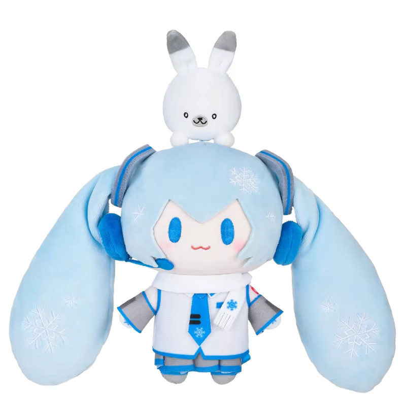 Bandai Hatsune Miku Schnee Serie Plüsch Puppe, 15 cm - Bild 4