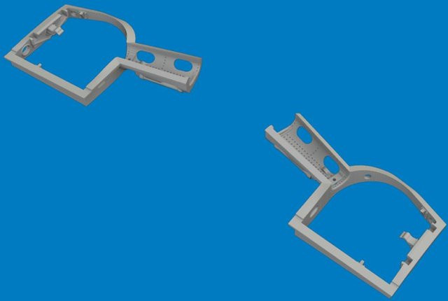 Eduard Bf 109K-4 Wheel bays Print - Bild 1