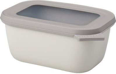 Mepal Multischüssel Cirqula rechteckig, Nordic White, 750 ml - Bild 1