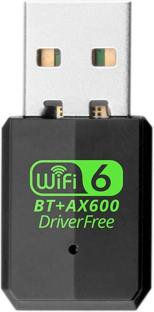 Meiteai-Earphones Dualband Wifi 6 und Bluetooth 5.4 Adapter in Schwarz für PC und Laptop - Bild 1