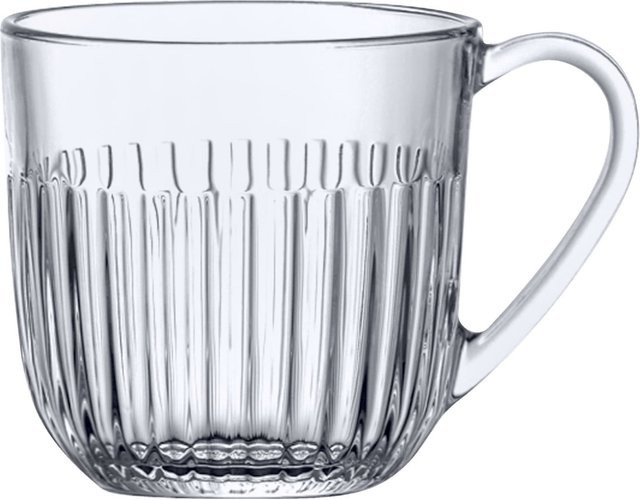 La Rochere Kaffee- und Teetasse Ouessant aus Glas, transparent, 6er Pack, 270 ml - Bild 1