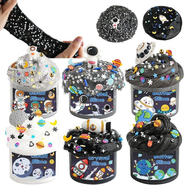 BC Pet Supplies Rosa Wolken-Schleim-Spielset, 6-teiliges Set, ab 14 Jahren - Bild 1