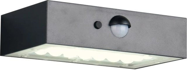 Reality LED-Wandleuchte Elvas Außenleuchte Schwarz Matt B: 13,8 cm, T: 3,6 cm, H: 9 cm - Bild 1