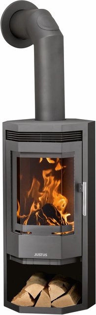 Justus Kaminofen Usedom 5 in Grau mit 5 kW Leistung - Bild 1