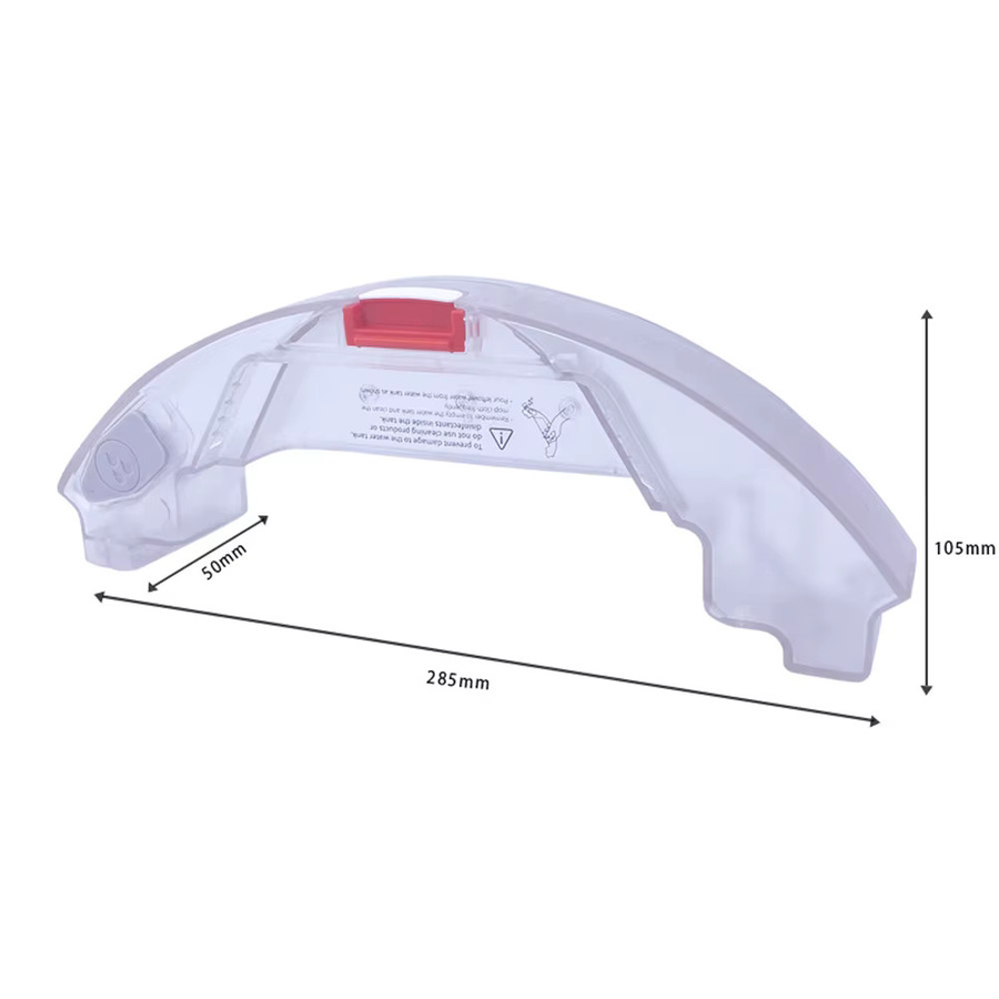 Roborock Ersatz Wassertank für Xiaomi Roborock S50 S51 S7 T7S G10 T8 Q7 Plus, transparent, B/T/H: 28,5 x 10,5 x 0 cm - Bild 1