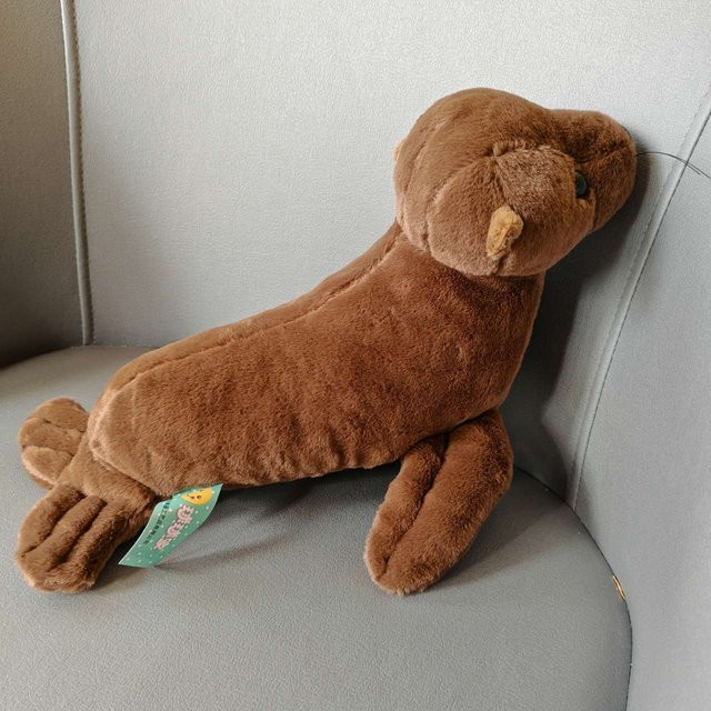 Kidsly Seelöwen-Plüschtier, Kissen, Braun, ab 14 Jahren - Bild 1