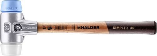 Halder SIMPLEX Schonhammer mit ergonomischem Griff, weiß/blau, 350g - Bild 1