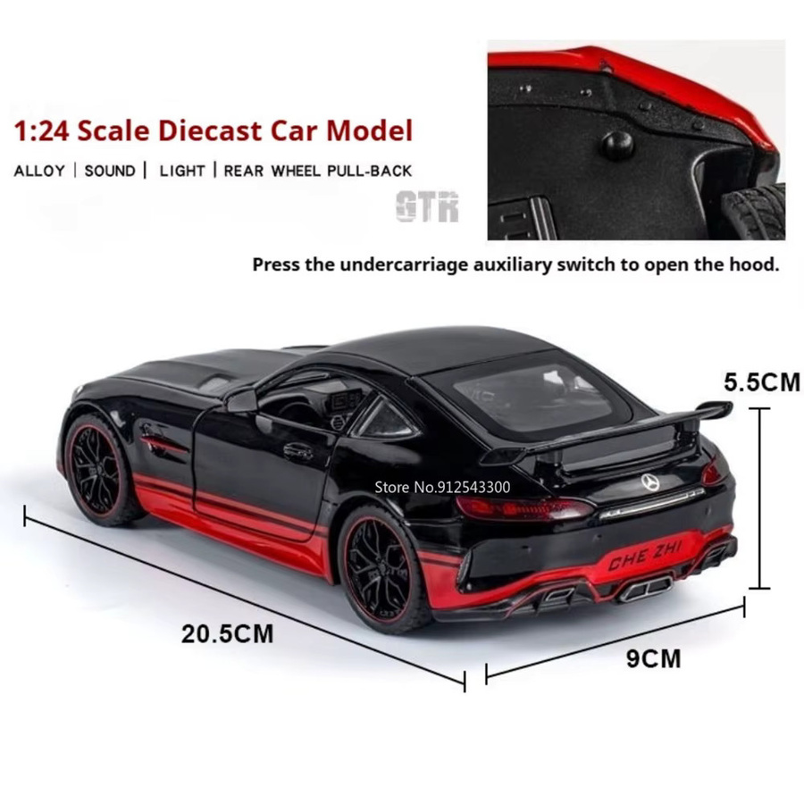 RMZ city GTR SLR 722S Automodell-Spielzeug, 1:24, mit Licht und Sound - Bild 5
