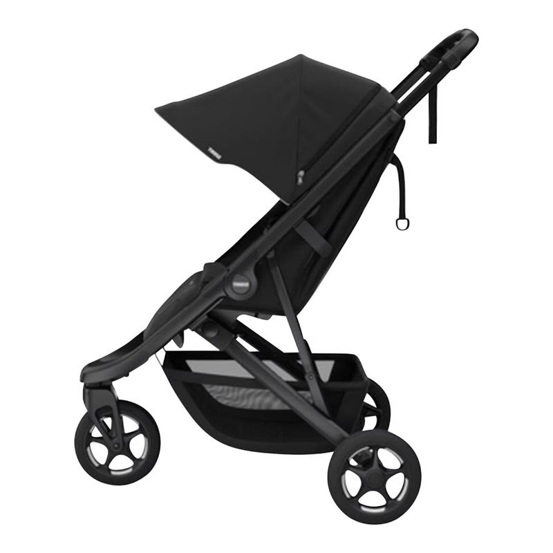 Thule Buggy Spring 2 Allround Buggy in Schwarz mit Schwenkrädern und einhändiger Faltfunktion - Bild 3