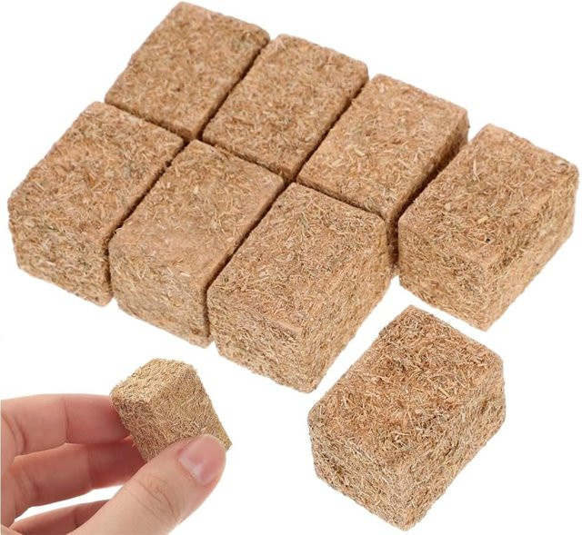 Mini Ballen Miniatur Hayrick Figur, 8-teiliges Set, Dekor für Puppenhaus - Bild 1