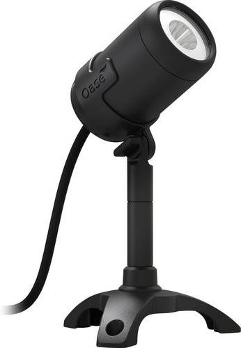 Oase LED Teichbeleuchtung Spotlight in Schwarz mit warmweißem Licht - Bild 1