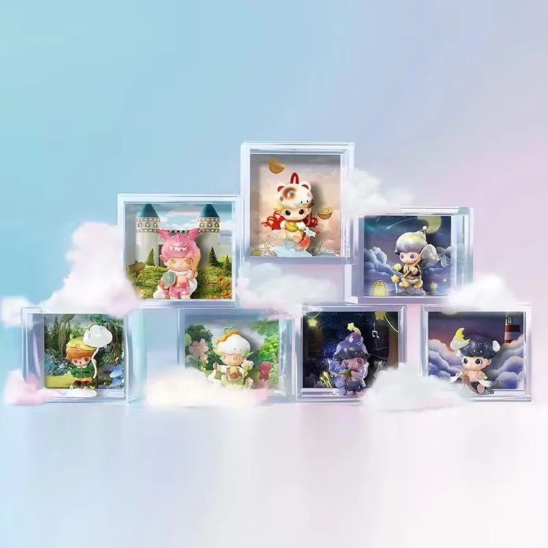 POP MART DIMOO Weben Wunder Serie Blind Box Kawaii Anime Action Figure Mehrfarbig - Bild 2