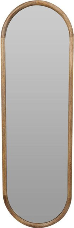 Home Styling Wandspiegel in skandinavischem Design aus Holz, braun, B/H/T: 36 x 115 x 2,5 cm - Bild 1
