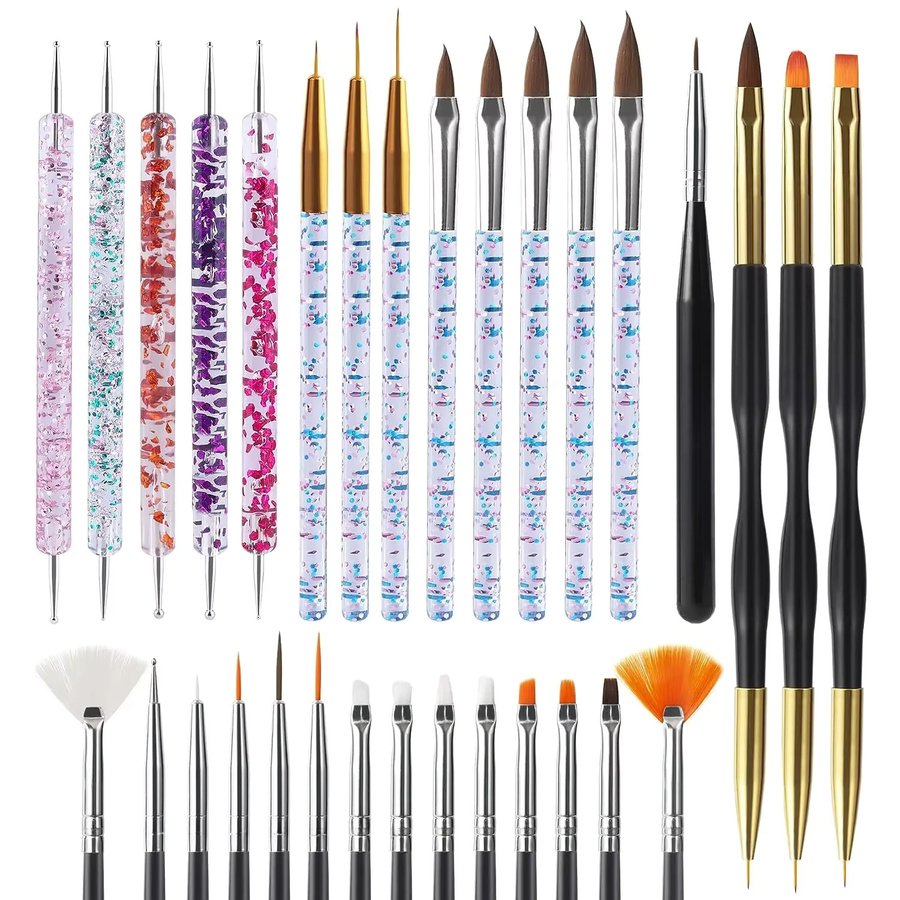 DianaBeauty Nail Art Brush Set, 6/31 Stk, Manicure Tools - Bild 2